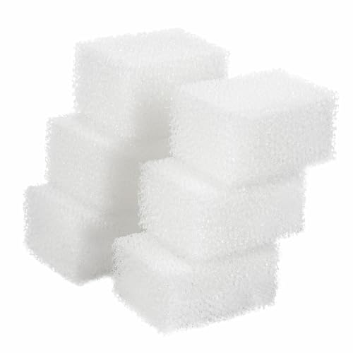 AQUANEAT 6-Pack Replacement Filter Sponge Pads, Aquarium Foam Insert Compatible with AquaClear 20, Fish Tank Filter Media - size: AC 20