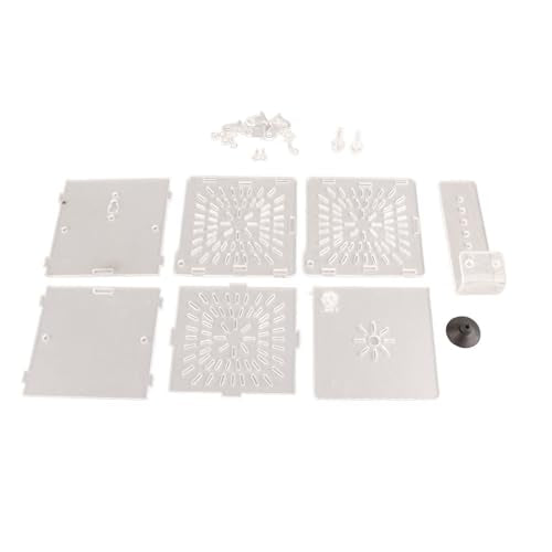 Fish Breeding Box, Transparent Acrylic Fish Isolation Box with Isolation Board, Fish Separator for Aquarium Fish Breeding, Shrimp Clownfish Guppy (10CM*10CM*10CM) - size: 10CM*10CM*10CM