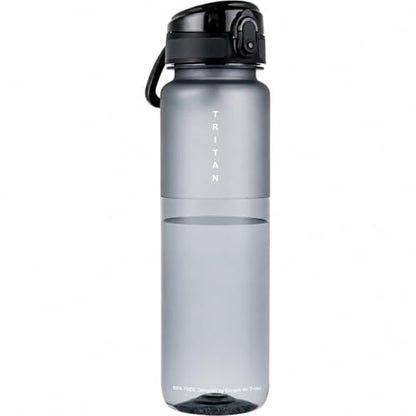 32oz Clear Tritan Water Bottle with Chug Lid - color: Grey