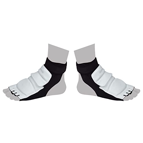 Taekwondo Karate Sparring Gear Foot Protector 1 Pair Karate Boxing Sparring Foot Guard Martial Arts Protective Feet Gear for Training - size: XL 38-39