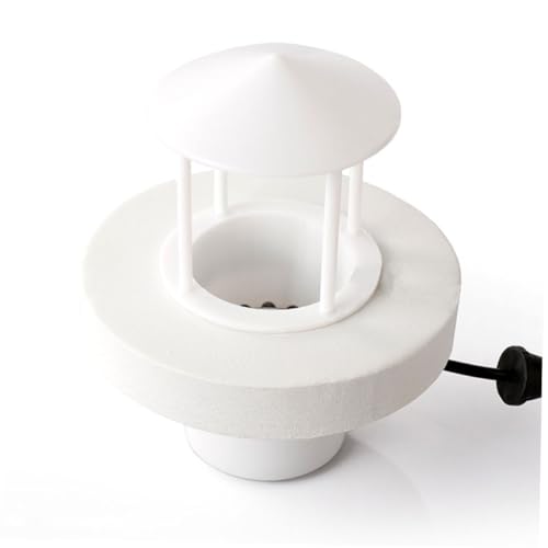 Kisangel Portable Humidifier Splash Guard for Rockery Fish Tank Water Anti-Splashing Plastic Cover Easy Installation Reusable Humidifier Cover for Mist Maker Use