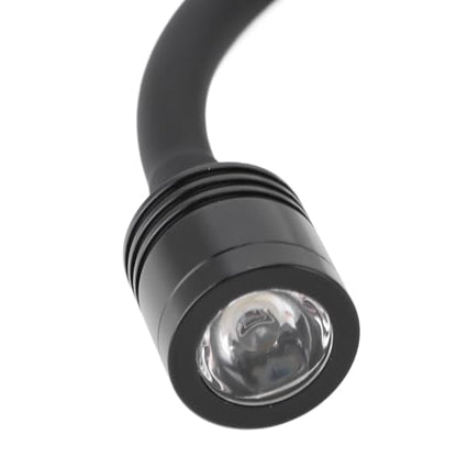 Yosoo 1W LED Bulb Fish Tank Clip On Light, 360 Deg Clamp Lamp for 3 6 Gallon Adjustable Silicone Gooseneck mimics Sunlight USB Power Supply (White Light)