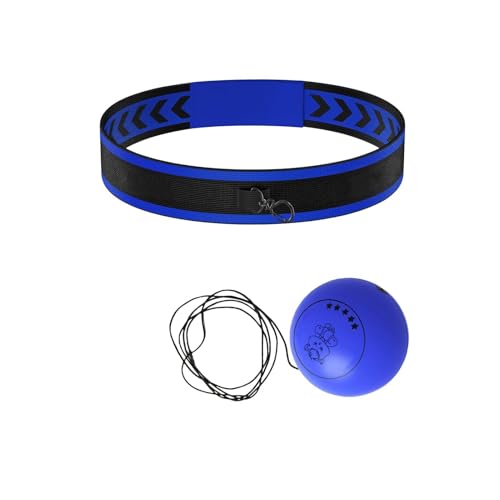 Boxing Reflex Ball Headband Multifunctional Fun Effective Hand Eye | Beginners Reflex Punching Ball Boxing Gear for Adults Enthusiasts Families Friends Amateurs Lovers Fun Sp - color: Blue ball