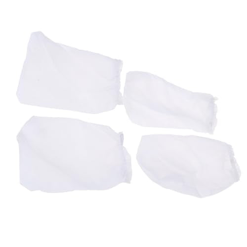 5pcs Aquarium Filter Bag Fish Tank Mesh Cotton Elasticated Bag Cleaning Tools