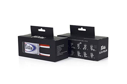 Fairtex HW2 Elastic Cotton Handwraps, 120' and 180" Full Length Hand Wraps-Many Colors - color: Thai Flag, size: 180"