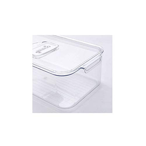 Fresh Box Food Storage Container with Lids Stackable Portable Freezer Containers for Fish Meat Vegetables Fruits Storage Bins Airtight (Model : A) (B)