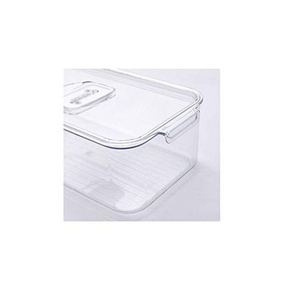 Fresh Box Food Storage Container with Lids Stackable Portable Freezer Containers for Fish Meat Vegetables Fruits Storage Bins Airtight (Model : A) (B)