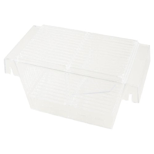 Ruilogod Aquarium Plastic Four Parts Fish Spawn Hatchery Breeder Box