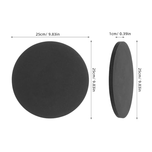 Abaodam Aquarium Nonslip Pad Fish Tank Cushioning Mat Enhanced Grip Insulation Mats for Tank Bottom and Easy Cleaning for Busy Fishkeepers - size: 25.00X25.00X1.00CM
