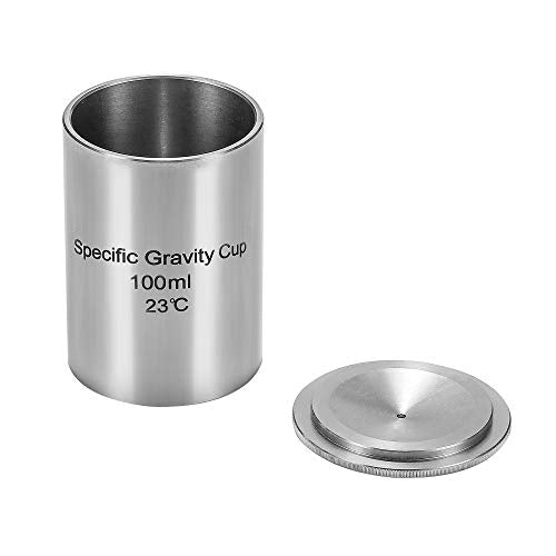 CGOLDENWALL Density Specific Gravity Cups 50cc/ml 100cc/ml Stainless steel