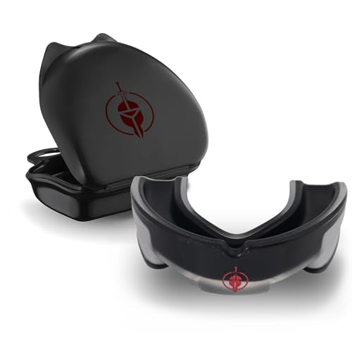 Custom Fit Mouth Guards – Tailored Comfort – Youth and Adult Sizes – Ideal for Soccer, Rugby, Boxing, Basketball, Mixed Martial Arts, Kick Boxing and More – Includes Storage Case - color: Black, size: Adult