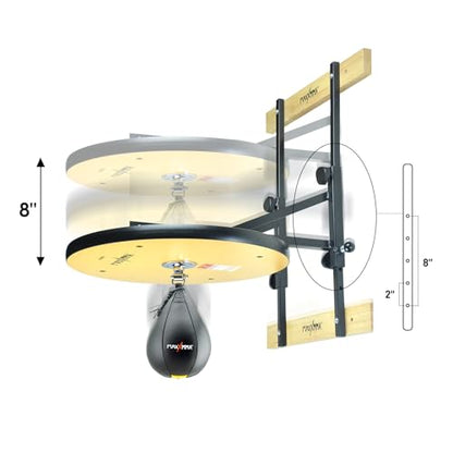 Speed Bag Platform Kit - Heavy Duty Boxing Training Equipment with Punching Ball, Adjustable Height for Home Fitness, Suitable for Boxing and Fitness Enthusiasts