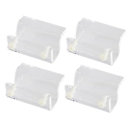 Toddmomy 4pcs Acrylic Fish Tank Bracket Support for Aquarium Covers Compatible Heat Preservation Tool for Open Fish Tanks and Turtles