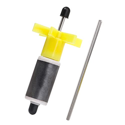 Homeswitch 16mm (0.63") Replacement Filter Impeller Submersible Water Pump Rotor Yellow 73x35x16mm（2.87"x1.38"x0.63")(LxWxD)