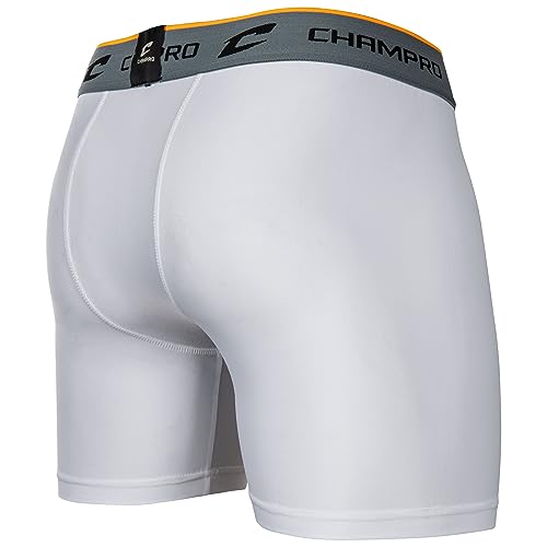 Champro Unisex Compression Boxer Shorts with Cup - size: X-Large