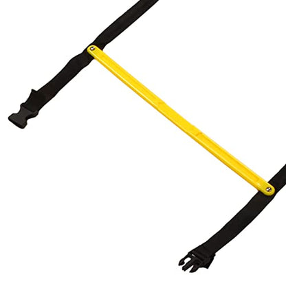 Speed Movement Training Ladder 2.6m | Fixed Rungs for Football/Basketball/Soccer Training | PP Material with Carry Bag | Improve Balance & Strength