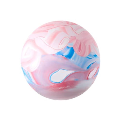 Firm Rubber Massage Lacrosse Ball 2.5 Inch for Muscle Relief | Muscle Relaxation, Myofascial Release, Foot & Full Body Massage, Portable Fitness Recovery Tool - color: Red and Blue Mix
