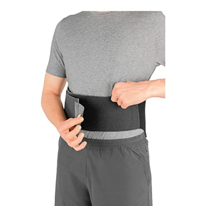 Universal Back Compression Support – Hot and Cold Therapy System Adjustable Back Brace with Direct Stick Packs & Dual Compression Straps – Breathable & Hypoallergenic Design - style: Back