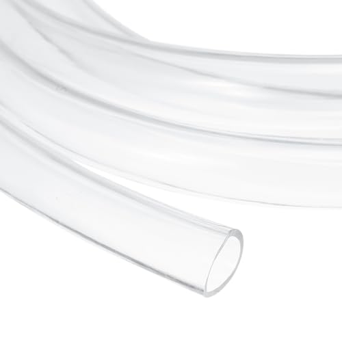 uxcell Clear PVC Tubing, 17mm ID x 21mm OD - 8.5ft PVC Tube Lightweight Vinyl Hose, Transparent Flexible Plastic Water Tubing for Air Oil Water Transfer Aquarium Irrigation - size: 17mm ID x 21mm OD