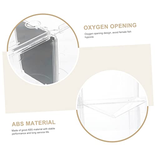 UPKOCH Fish Breeding Isolation Box Hatching Tank for Aggressive Injured Fish Shrimp Transparent Cover for Protection Material for Aquarium Use