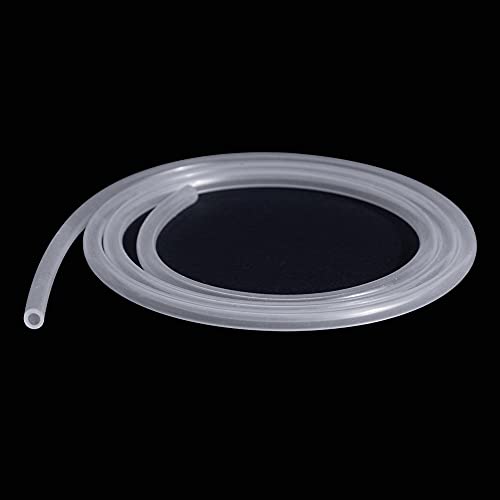 Feelers Silicone Tubing, Food Grade Pure Siliconce Hose 4mm ID 6mm OD 3.3ft, High Temperature Resistant Flexible Hose for Water Air Pump, Aquarium, Home Brewing, Kitchen - size: 4mm-6mm, style: 3.3 Feet