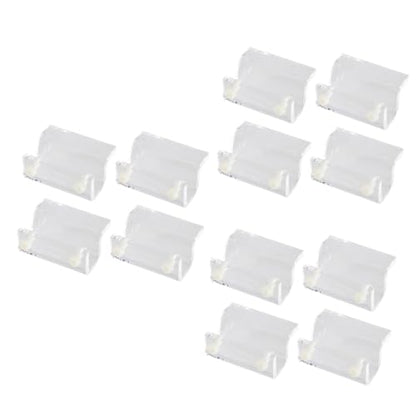BESPORTBLE 12pcs Acrylic Fish Tank Cover Support Bracket Fixed Tool for Open Rib Aquariums Holder for Turtle Tanks Pet Boxes Compatible Thick