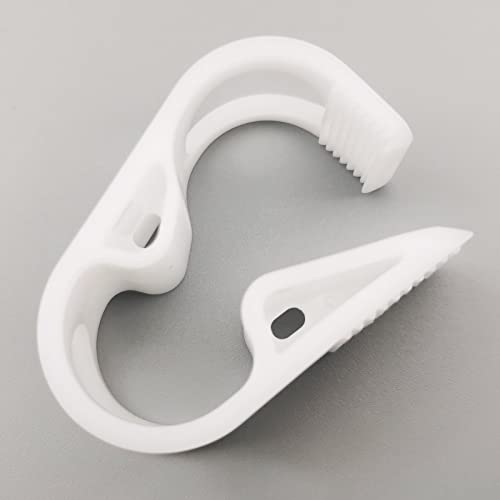 10PCS 10-16mm/2/5''-2/3'' Plastic Clamps for Tubing 8 Grades Adjustable Flow Control Plastic Clips Shut off Laboratory Industry Hose Pinch Valve - size: for tube OD 2/5''-2/3'' (10-16mm)