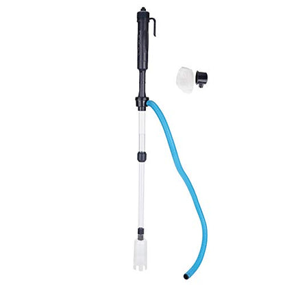 SUNGOOYUE Aquarium Vacuum Sand Washer Electric Gravel Cleaner Kit ABS Multi Function Water Changer 520L H Telescopic 16.3 to 32.9in Fish Tank Cleaning Tool for Home Aquariums