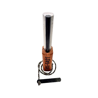 Fire-Fast Trekker. Best Emergency Waterproof Survival Fire Starter. Magnesium and Euro Fire Steel Ferro Rod. Compact Durable Tool for Bushcraft, Camping, Backpacking, Hiking, Hunting, or Bug Out Bag