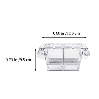 POPETPOP 1pc Fish Breeding Box Floating Incubator for Fry Cup Container for Betta and Guppy Fish