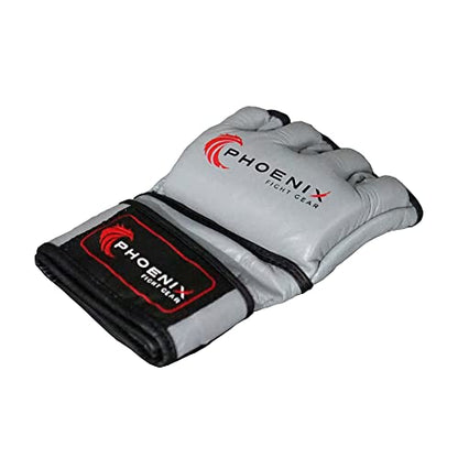 Flight MMA Fight Gloves - color: Grey, size: X-Large