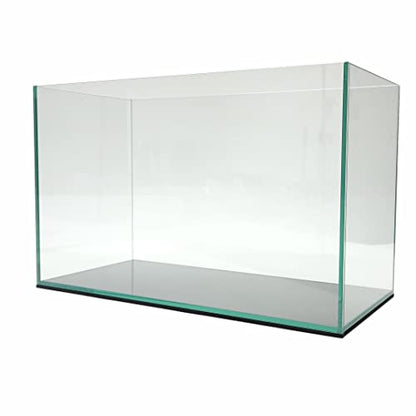 Lifegard Aquatics 15 Gallon Rimless Aquarium, Clear Glass, Ultra Clear Sealant Fish Tank, 5mm Thick with Dense Leveling Mat for Freshwater/Marine, Home or Office Decor (23.22"x11.02"x13.38") - size: 15 Gallons