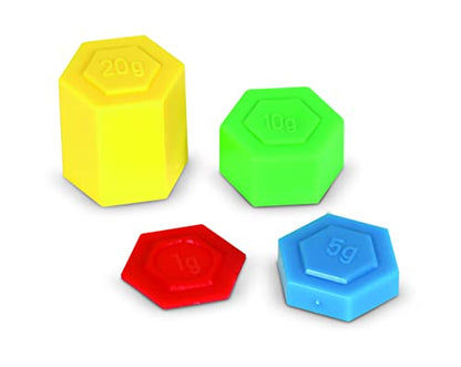 Learning Resources Hexagram Weights - Set of 54 Pieces, Ages 8+, Math Manipulatives for Kids, Teacher Supplies, Back to School, Classroom Must Haves | Math Manipulatives for Kids, Teacher Supplies, Back to School, Classroom Must Haves, Set of 54 Pieces, A