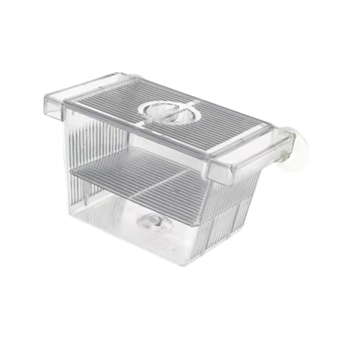 Fish Breeding Isolated Box Float Hatching Separation Acrylic Hatching Box Fish Tank Hatchery for Clownfish Guppy, S