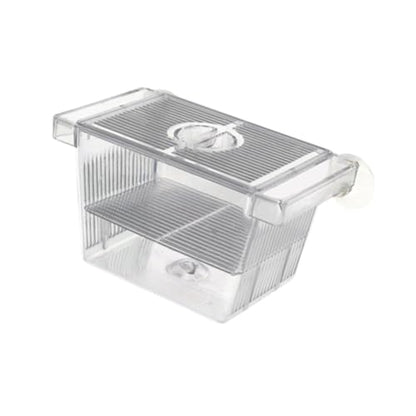 Fish Breeding Isolated Box Float Hatching Separation Acrylic Hatching Box Fish Tank Hatchery for Clownfish Guppy, S