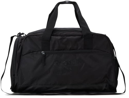 Reebok Lightweight Unisex Carry On Gym Duffle Bag for Men & Women, Sports - color: Hamilton Black