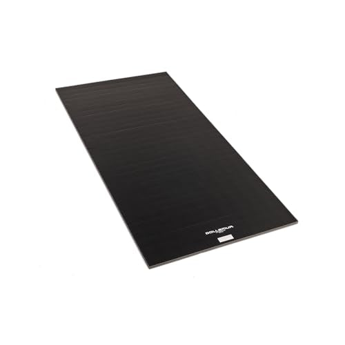 Dollamur Wrestling Mat for Home, 5'x10', Portable, Lightweight-Made in USA | Premium Home Wrestling Mats. Portable, Non-Slip Surface, Shock Absorbing Foam, Pro-Grade Performance - color: Black