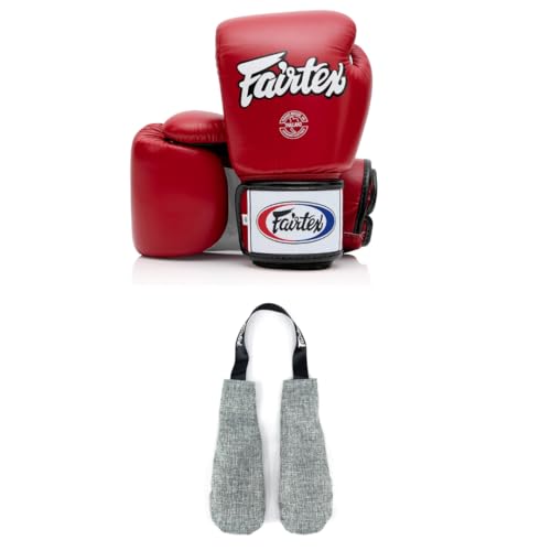 Fairtex BGV1 Boxing Gloves with Deodorizer Inserts | Shock Absorbent Gloves + Odor & Moisture Absorber for Boxing, MMA, Muay Thai | Perfect Bundle for Clean & Durable Gear