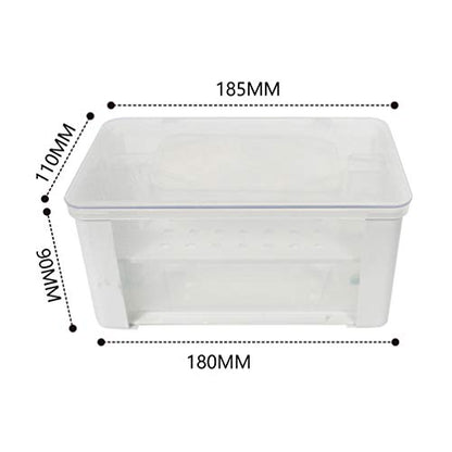 balacoo Fish Tank Waterfall Box Compact Filtration System for Clean Turtle Habitat Easy to Install Aquarium Accessory