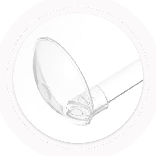 Abaodam 1Set Fish Tank Acrylic Shrimp Feeder Gadget with Cleaning Brush Transparent Design for Easy Viewing Suitable for Aquarium Convenient Installation