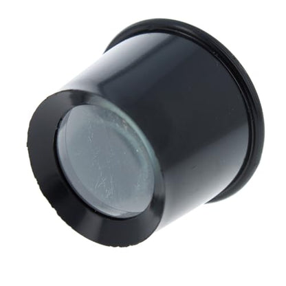 Universal Tool 7.5X Plastic Jewelers Loupe 25mm Diameter Glass Lens Magnifier - size: 7.5X