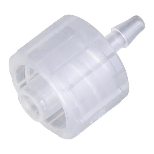 Male Luer Lock Adapter to 1/16" Hose Barb, PP Polypropylene Male Hose Barb Fitting, Durable Luer Lock Connector for Syringe Adapter, Laboratory Tubing & Fluid Transfer Systems 5 Pieces - style: Male 5x