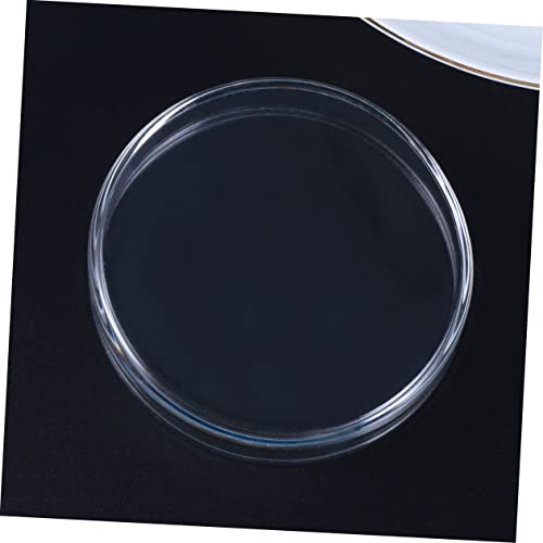YARNOW 1pc Transparent Glass Shrimp Feed Dish Small Round Aquarium Bowl for Fish and Reptile Feeding Durable Enhance Aquatic Landscape