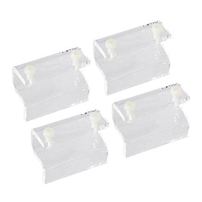 4pcs Acrylic Fish Tank Cover Holder Bracket for Open Aquariums Support Tool for Turtle Tanks and Pet Containers Stable and Design