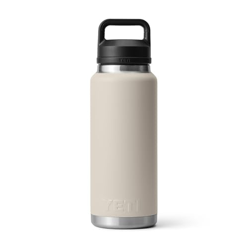 YETI Rambler 36 oz Bottle, Vacuum Insulated, Leakproof, Stainless Steel with Chug Cap - color: Cape Taupe