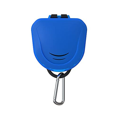 Ventilated Protective Mouth Guard Case - Blue - color: Blue