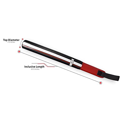 MRX MMA Boxing Training Striking Sticks Padded Pair Boxing Focus Precision Sticks Punch Speed Training Hand Target Ideal for Martial Arts, Muay Thai - color: Black Red