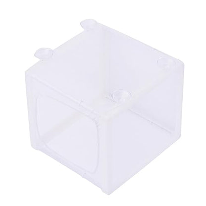 FOMIYES 3pcs Fish Net for Fish Tank Aquarium Breeding Box Net Box with Plastic Frame Suction Cups
