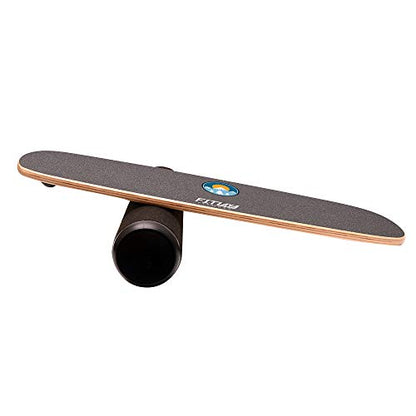 Fitlaya Fitness Balance Board Trainer Wooden Training Equipment for Fitness Workout, Hockey‎, Skateboarding, Surfing and Snowboarding