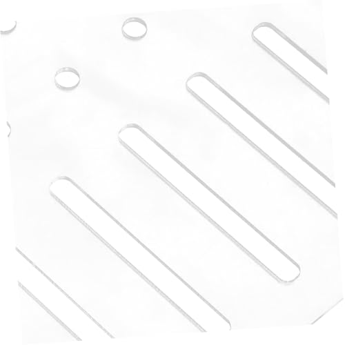 Yardwe Fish Tank Divider Panel Transparent Acrylic Separator for Aquariums Easy to Install for Fish Isolation and Breeding Includes Cups